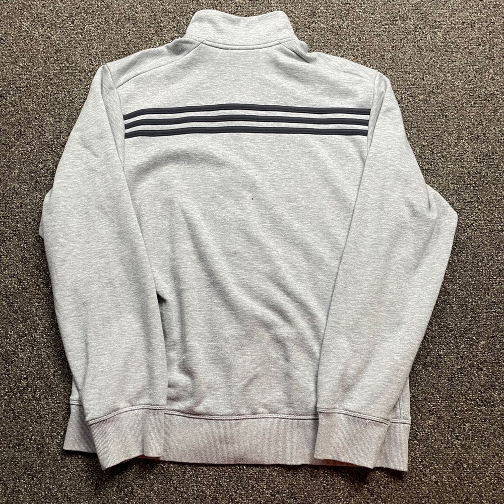 Adidas Manchester United Full Zip Track Jacket Gray Mens Large Soccer Football - Picture 6 of 8